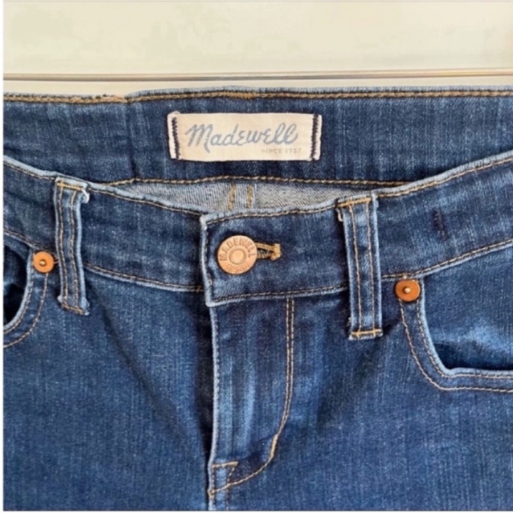 Madewell Skinny Skinny jeans blue mid rise - Picture 4 of 7